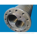 Bimetallic Conical Twin Barrel And Screw